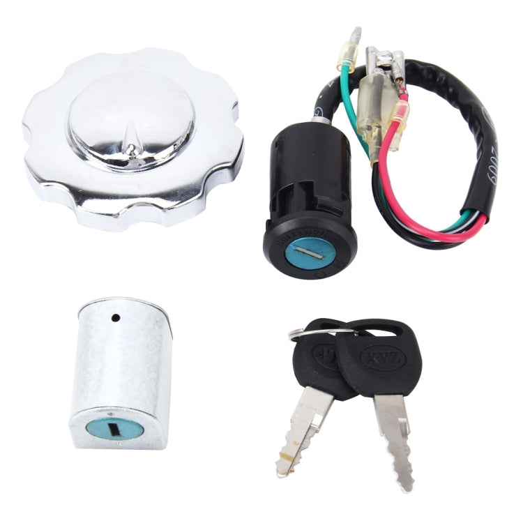 Motorcycle Fuel Tank Lock Electric Door Lock Head Lock Set with Two Universal Keys for XF125 Motorcycle Fuel Tank Lock Electric Door Lock Head Lock Set with Two Universal Keys for XF125