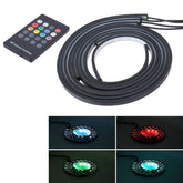 4 in 1 90cm/120cm RGB Colorful Flashing Decorative Chasis Light Sound Control Light Music Rhythm Light with Wireless Remote Control, DC 12V, 90cm/120cm