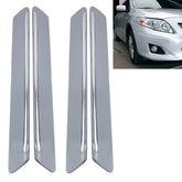 4 PCS Universal Car Auto Plastic Wrap Rubber Front Rear Body Bumper Guard Protector Strip Sticker