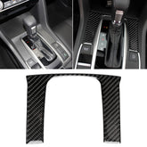 Car Carbon Fiber Gear Position Panel Decorative Sticker for Honda Tenth Generation Civic 2016-2019