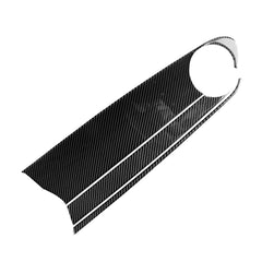 3 in 1 Car Carbon Fiber Front Passenger Central Control Panel Decorative Sticker for Chevrolet Camaro 2017-2019, Left Drive