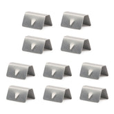 10 PCS Car Windshield Clip Wind / Rain Deflector Channel Metal Buckle for Heko G3