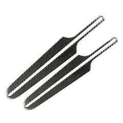 4 PCS Carbon Fiber Car Door Panel Decorative Sticker for Porsche Macan