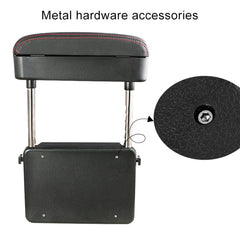 2 PCS Universal Car PU Leather Wrapped Armrest Box Cushion Car Armrest Box Mat with Storage Box