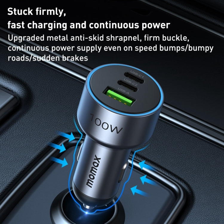 Cargador para coche MOMAX UC17E 100 W USB-C/Tipo-C x 2 + USB de tres puertos, 100 W Cargador para coche MOMAX UC17E 100 W USB-C/Tipo-C x 2 + USB de tres puertos, 100 W