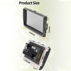 9093 Car HD 9 inch Radio Receiver MP5 Player for Volkswagen, Support FM & Bluetooth & TF Card & GPS & WiFi 1GB+16GB