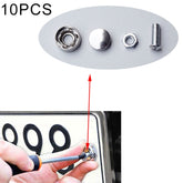 10 Sets Anti-theft Screws Car License Plate Bolts Frame Screws