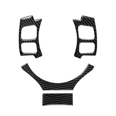 4 in 1 Car Carbon Fiber Steering Wheel Button Decorative Sticker for Lexus IS250 NX200 200t 300h, Left and Right Drive Universal, For Lexus IS250 NX200 200t 300h