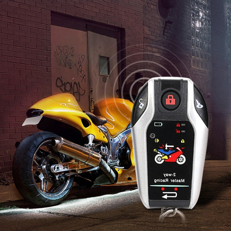 Universal Motorcycle Alarm Bidirectional Anti-theft Device with Induction Remote Control Universal Motorcycle Alarm Bidirectional Anti-theft Device with Induction Remote Control