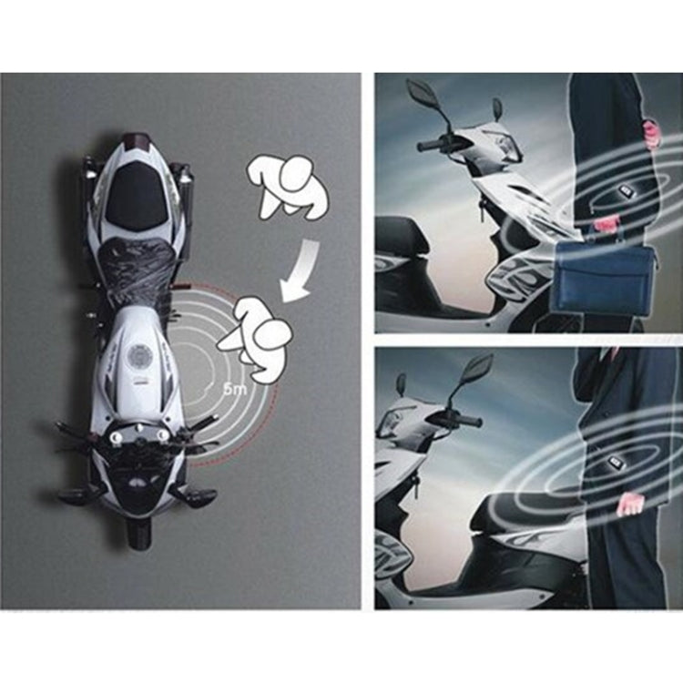 Universal Motorcycle Alarm Bidirectional Anti-theft Device with Induction Remote Control Universal Motorcycle Alarm Bidirectional Anti-theft Device with Induction Remote Control