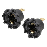 TK-203 1 Pair H7 Halogen Headlight Holder for Mazda 3 5 323 / Kawasaki ER6-F 2002-2005
