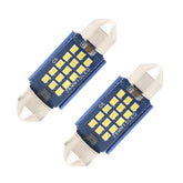2pcs 36mm DC12-24V / 1W / 6000K / 60LM 15LEDs SMD Car Reading Lamp Dome Light