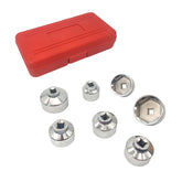 ZK-077 7 in 1 Car Cartridge Housing Oil Filter Cap Wrench Socket Set Tool Kit, ZK-077