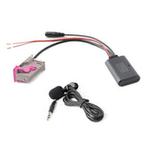 Car RNS-E 32PIN Bluetooth Music + MIC Call AUX Audio Cable for Audi A3 A4 A6 A8 TT R8