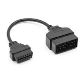 22Pin to 16Pin Car OBD2 Conversion Cable OBDII Diagnostic Adapter Cable for Toyota, OBD2 Conversion Cable