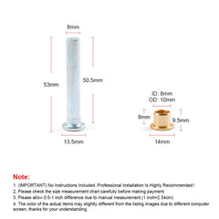 Car Door Hinge Pin Bushing Repair Kit for Nissan Navarra 1997-2005, BX101809
