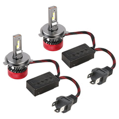 1 Pair H4 DC12V 65W 6000K 6500LM LED Car Headlights