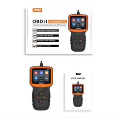 V317 Car Fault Detector OBD2 ELM327 Scanner Code Reader