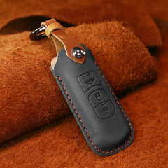 For Mazda Old Style Hallmo Car Cowhide Leather Key Protective Cover Key Case, Three Keys Version, Three Keys Version, For Mazda Old Style, Three Keys Version, For Mazda Old Style