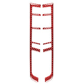 Car Carbon Fiber Gear Button Frame Decorative Sticker for Porsche Macan 2014-2021, Left and Right Drive Universal