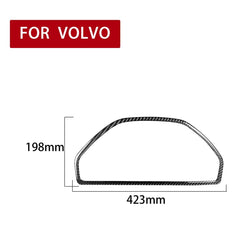 Car Carbon Fiber Speedometer Decorative Sticker for Volvo XC90 2003-2014, Left and Right Drive Universal