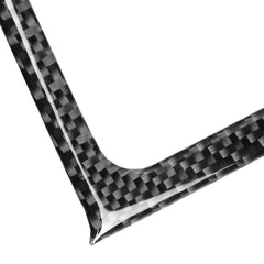 2 PCS Car Carbon Fiber Navigation System Display Decorative Sticker for Mitsubishi Lancer EVO 2008-2015, Left and Right Drive Universal