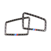 Three Color Carbon Fiber Car Right Driving Instrument Air Outlet Decorative Sticker for BMW E90 2005-2012