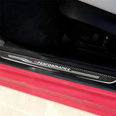 High Edition Carbon Fiber Car Door Threshold Decorative Sticker for BMW E90 2005-2012