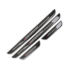 High Edition Carbon Fiber Car Door Threshold Decorative Sticker for BMW E90 2005-2012