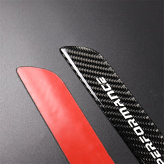High Edition Carbon Fiber Car Door Threshold Decorative Sticker for BMW E90 2005-2012