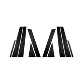 10 in 1 Car Carbon Fiber Center Pillar Decorative Sticker for Audi Q7 / SQ7 4M 2016-2019, Left and Right Drive Universal, For Audi Q7