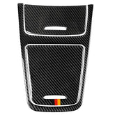 Car Carbon Fiber German Color Central Control Panel Decorative Sticker for Mercedes-Benz A Class 2013-2018/CLA 2013-2017/GLA 2013-2017, Left and Right Drive Universal