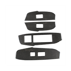 Car Carbon Fiber Window Glass Lift Decorative Sticker for Lexus NX200 / 200t / 300h 2014-2021, Right Drive