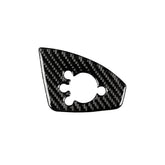 Car Carbon Fiber Door Button Decorative Sticker for Audi TT 8n 8J MK123 TTRS 2008-2014, Left Drive, B Style