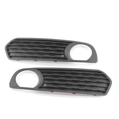 Pair Car Front Bumper Fog Light Grille Fog Lamp Frame for BMW F20 F21 2012-2014 51117272558 / 51117272557