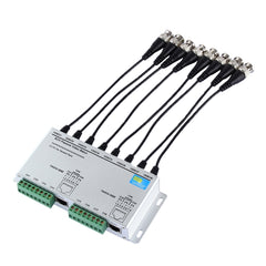 Balun de vídeo pasivo de 8 canales para CCTV HD208 HD-CVI/TVI/AHD, HD208F