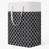 75L Large Laundry Basket with Extended Handle – Foldable Dirty Clothes Storage Bag, Gray Laundry Hamper for Bathroom, Bedroom, Dorm & Laundry Room