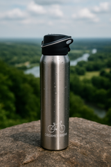 500ml Stainless Steel Vacuum Insulated Cycling Water Bottle – Double Walled Thermo Mug with Straw, Leakproof Sports Bike Bottle for Hot & Cold Drinks