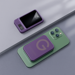 Magnetic Wireless Power Bank 5000mAh/10000mAh – 22.5W Fast Charge & PD20W Portable Charger with LED Power Display, USB/Type-C Output, Compatible with iPhone 15 Pro/14/13/12 & Android Phones – Travel Emergency Backup Battery