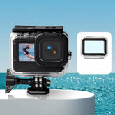 Wasserdichtes Gehäuse + Touch-Back-Cover für GoPro HERO10 Black / HERO9 Black, Gehäuse + Touch-Cover für GoPro9