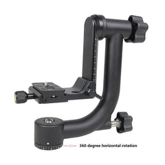 YELANGU Horizontal 360 Degree Gimbal Tripod Head for Home DV and SLR Cameras, YLG0401E