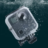40m Waterproof Housing Protective Case for GoPro Fusion, with Buckle Basic Mount & Screw & Wrench