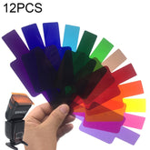 12 PCS SiGi SG120 12-color Filter Set Camera Top Flash Accessories Temperature Filter, 12-color