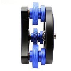 DLEV-3838 Precision Bubble Level Leveling Base Tripod Head Plate with 3/8 inch Screw & 3 Adjustment Dials for Tripod Mount, DLEV-3838