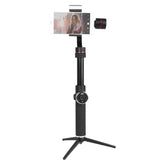 AFI V5 Smooth 3-Axis Handheld Aluminum Brushless Gimbal Stabilizer with Tripod Mount & Fill Light for Smartphones within 6 inch, Support Face Tracking