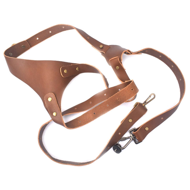 Quick Release Anti-Slip Shoulder Leather Harness Camera Strap with Metal Hook for SLR / DSLR Cameras (Left Shoulder) Quick Release Anti-Slip Shoulder Leather Harness Camera Strap with Metal Hook for SLR / DSLR Cameras (Left Shoulder)