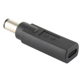 Adaptador de conector USB-C/Tipo-C hembra a conector macho de 7,4 x 5,0 mm para HP, 7,4 x 5,0 mm (HP)