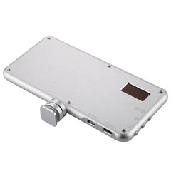 LED011S Pocket 180 LEDs Professional Vlogging Photography Video & Photo Studio Light with OLED Display & Cold Shoe Adapter Mount for Canon / Nikon DSLR Cameras, 180 LED