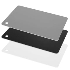 3 in 1 Black White Gray Balance Card / Digital Gray Card with Strap, Works with Any Digital Camera, File Form: RAW and JPEG, Size: 8.7cm x 5.5cm, Size: 8.7cm x 5.5cm