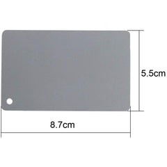 3 in 1 Black White Gray Balance Card / Digital Gray Card with Strap, Works with Any Digital Camera, File Form: RAW and JPEG, Size: 8.7cm x 5.5cm, Size: 8.7cm x 5.5cm
